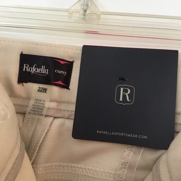 Rafaella Curvy Short Length Pants Size 12 Short